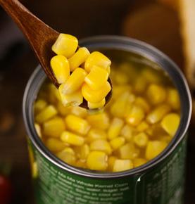 Canned sweet corn