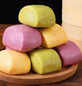 Mini vegetable steamed bun